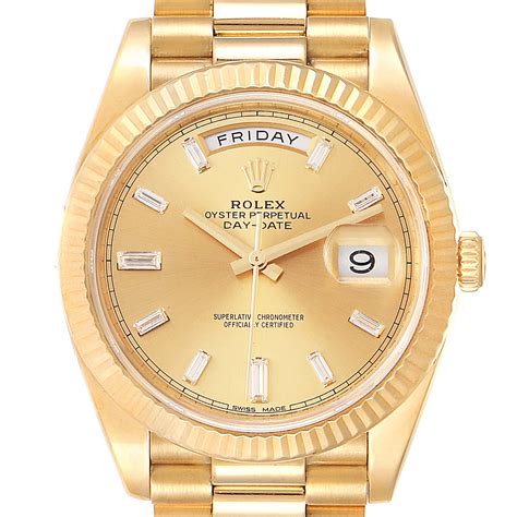 rolex gold presidential|rolex date 40 228238.